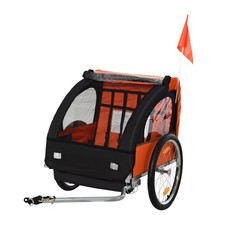 Lightweight Bicycle Trailer for Two Children Easy Folding Mechanism
