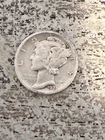 1929 Mercury Dime 10C Uncirculated Vintage Silver Coin Family Heirloom NM+ 💎