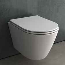 Toilette Hänge WC Spülrandloses Wand WC Klo...