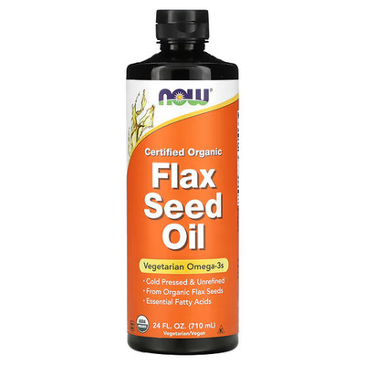 NOW Foods Flax Seed Oil 24 fl oz