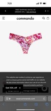 Commando NWT Better Than Nothing Thong Women's Size M/L in gift box