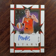 2025 Panini Impeccable WNBA #SS-MM Marina Mabrey Stars AUTO GOLD /49