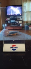 Vintage PEPSI-COLA Advertising PlexiGlass Menu Display