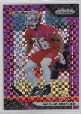 2018 Panini Prizm Purple Power 18/49 MJ Stewart #256 Rookie RC 0oa7