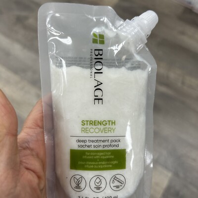 Matrix Biolage Strength Recovery Deep Treatment Pack 3.4oz **NEW**