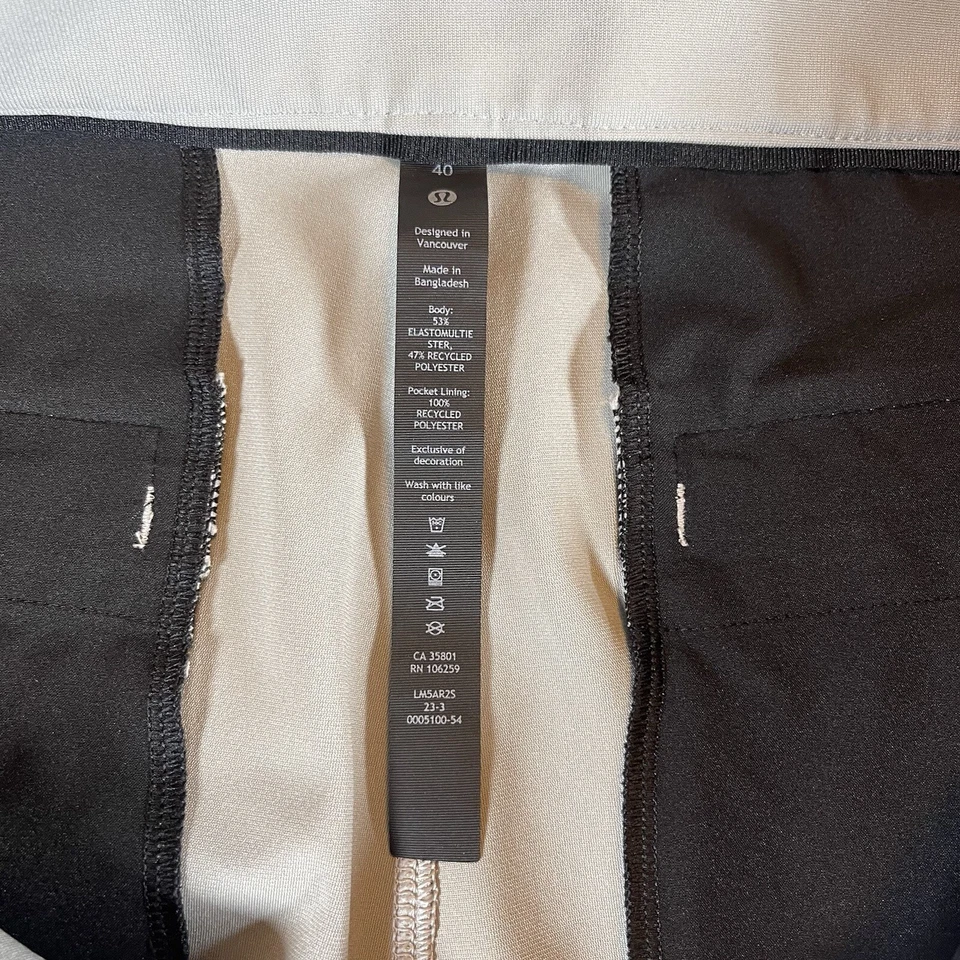 Lululemon Pants Mens 40x26 Gray ABC Commission Commuter Stretch Athleisure EUC - Image 4 of 4