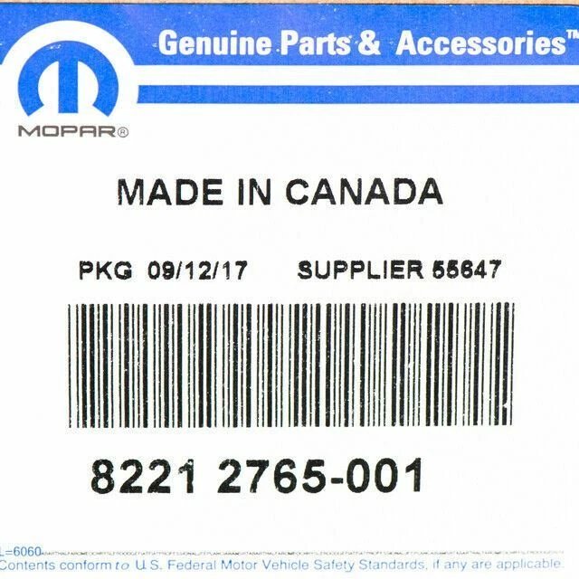 Capó deflector de aire delantero humo Ram 1500 2011-2018 genuino Mopar 82212765 Foto 4 de 4