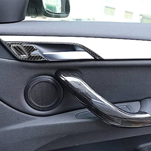 16pcs Carbon Fiber Door Panel Sticker Trim Set For BMW X1 2016-18 - Picture 19 of 20