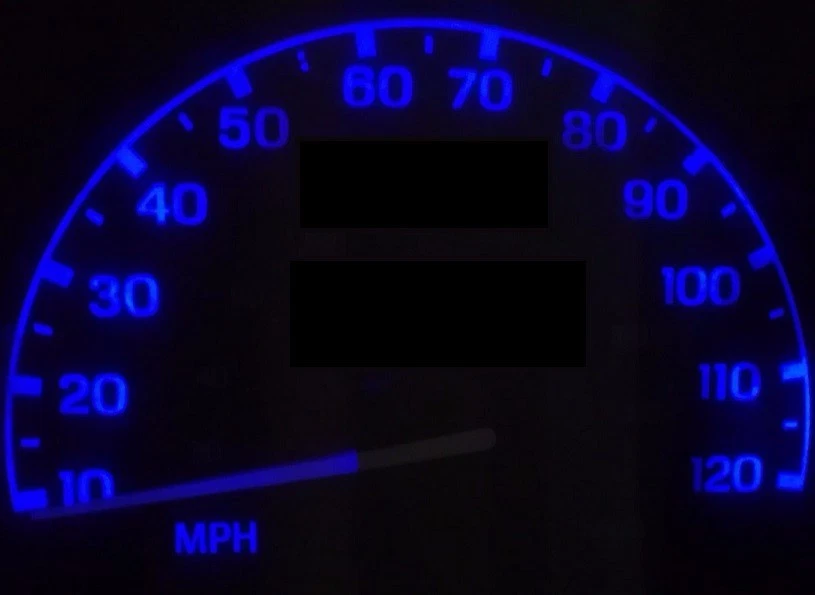 Dash Cluster Gauges BLUE LED LIGHTS KIT Fit 81-93 Dodge Ram D100 D150 Ramcharger Foto 3 de 3