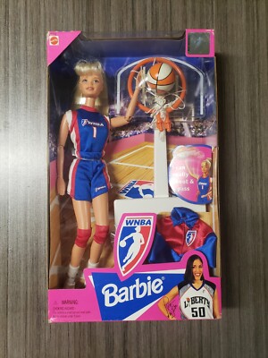 Vintage Barbie WNBA 1998 Mattel Rebecca Lobo New York Liberty