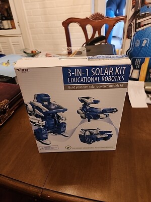 3-IN-1 SOLAR KIT EDUCATIONAL ROBOTICS VIBE ROBOT TANK SCORPION VETG-553-SOL     