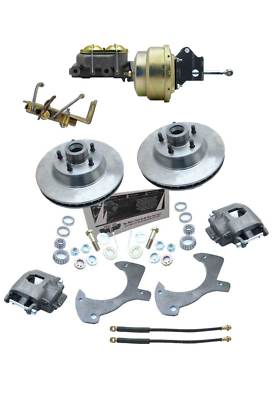 1969-1972 Ford Galaxie Front Power Disc Brake Conversion Kit & Valve