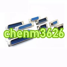 10pcs DB9/15/25/37 Welded wire housing RS232 serial double-layer connector YT