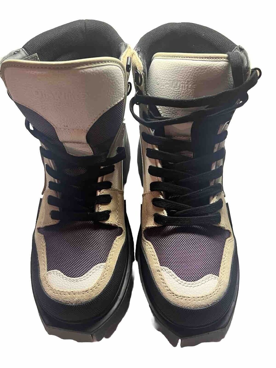 OFF-WHITE HIKING SPONGE SNEAKER BOOTS MULTICOLOR NEW SIZE  display picture 1