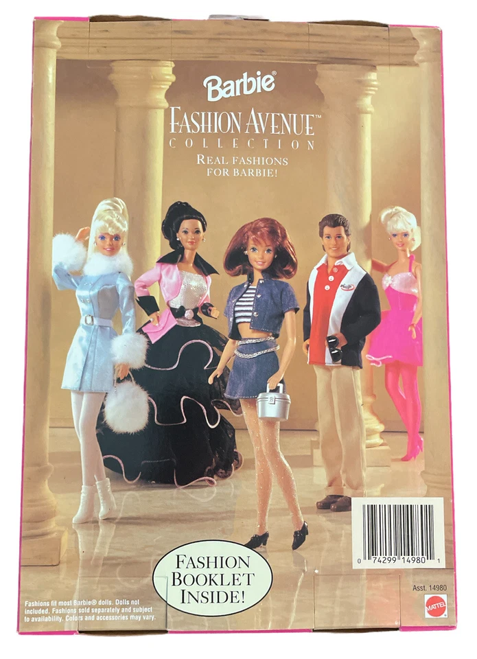 Barbie Fashion Avenue Boutique #14980 Denim 2 Piece Outfit Accessories NRFB - Image 2 of 2