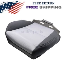 For 2007-2014 Chevy Silverado Driver Side Bottom Cloth Seat Cover Black & Grey