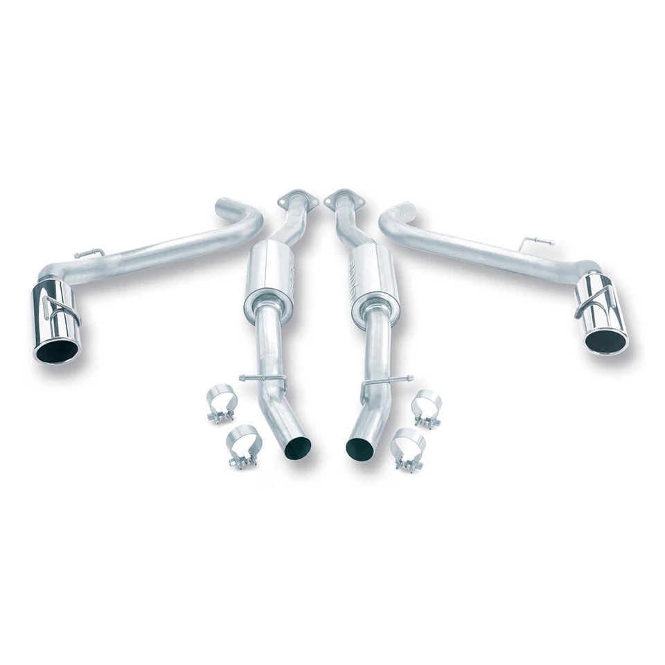 Escape trasero Borla 140052 tipo S Cat para Ford Mustang Cobra 1999-2004 4,6 L V8 Foto 3 de 4