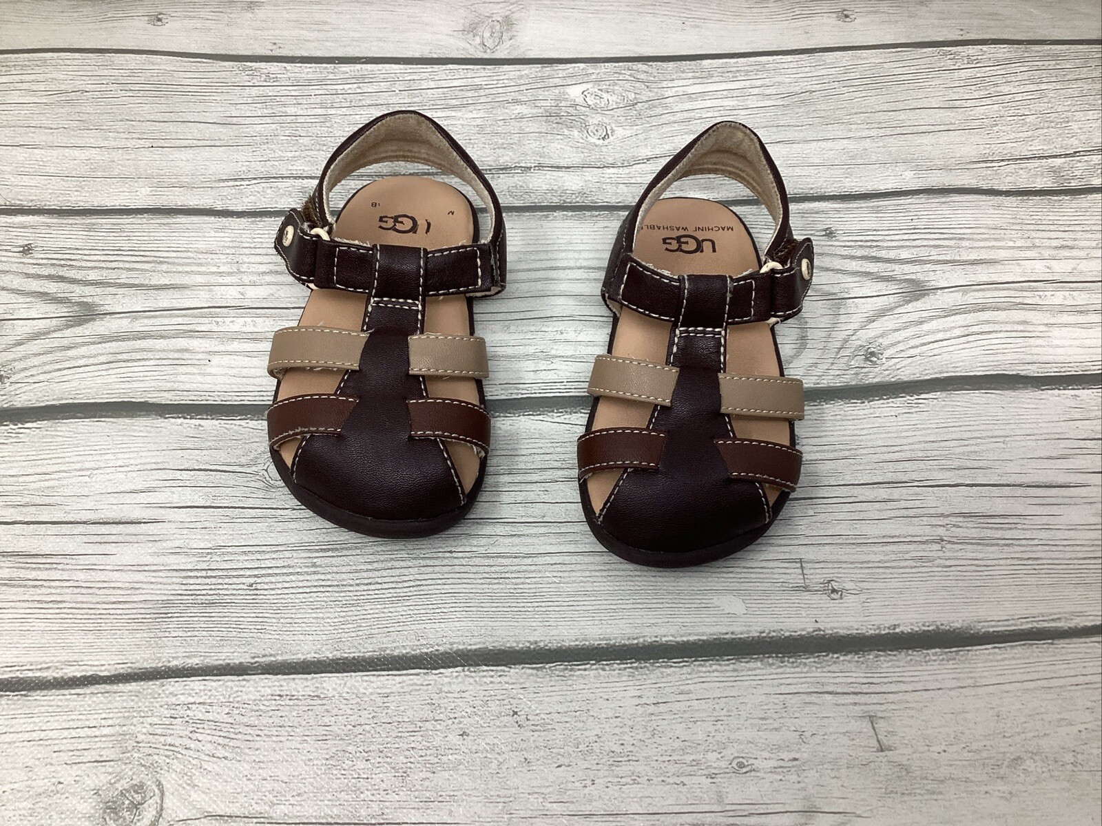 UGG Infant Sandals Size 6/7 Brown 