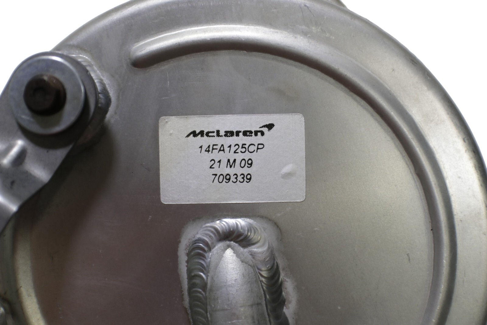 McLaren GT Rear Engine Oil Dry Sump Reservoir Tank 14FA125CP 2020 - 2023 OEM