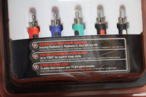 Gigaware Universal Component Gaming Cable 26-465 Xbox 360,Wii and PS2/PS3. C720 - Picture 4 of 8