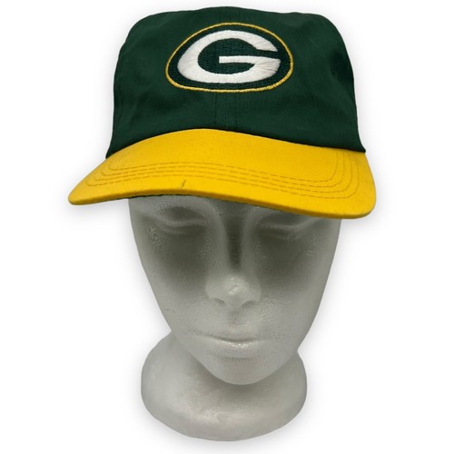 VTG Green Bay Packers Hat Womens Green Logo Sports Specialties Stretch Fitted - Picture 6 of 10