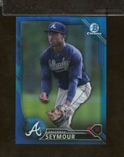 @JU40)2016 Bowman Chrome Blue Refractor #BDC-168 ANFERNEE SEYMOUR 20/150 Braves 