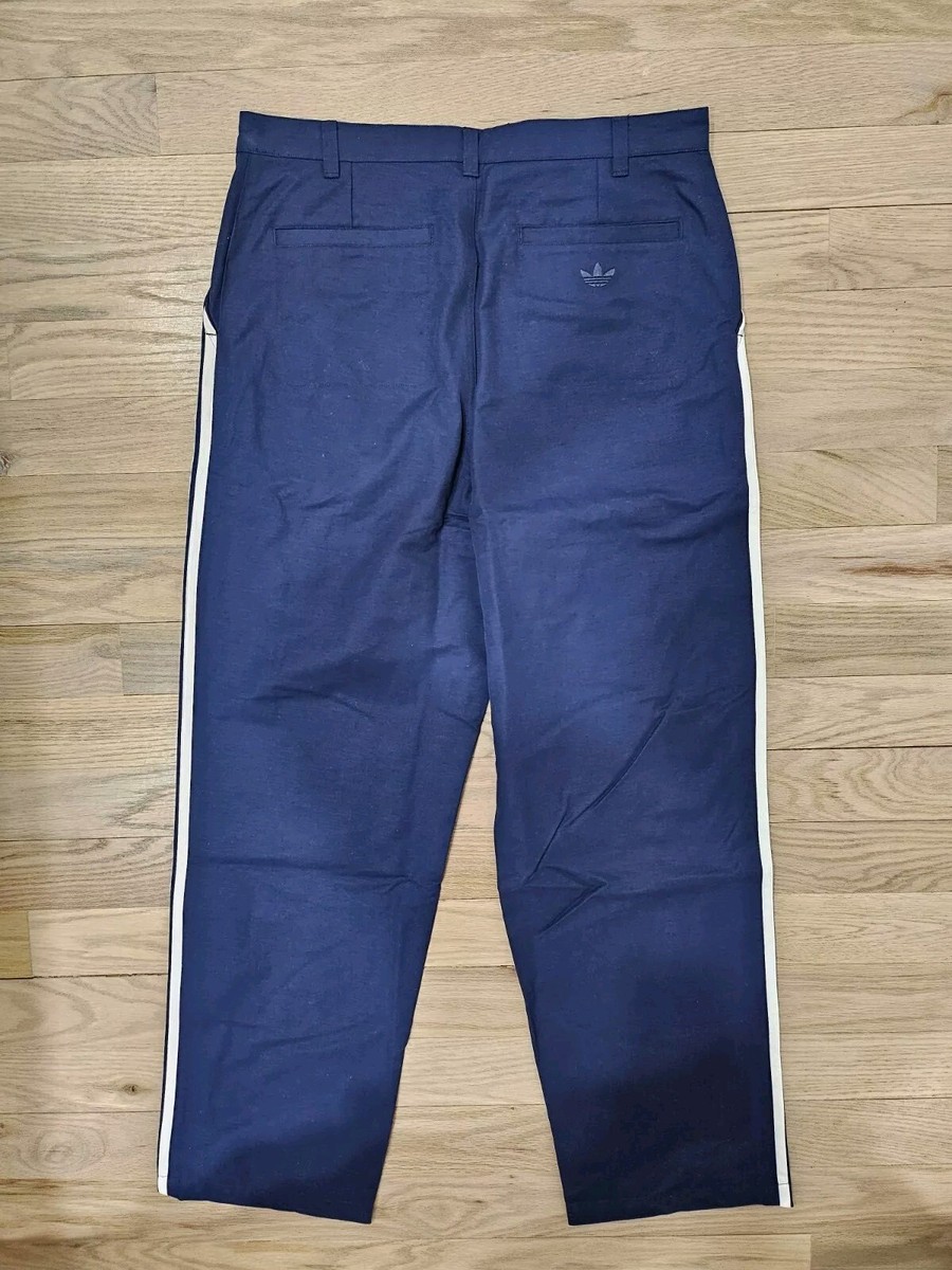 adidas Originals 3-Stripes Skate Chino Pants IJ0971 Navy adidas Originals 3-Stripes Skate Chino Pants IJ0971 Navy