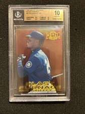 BGS 10 PRISTINE 1997 METAL UNIVERSE BLAST FURNACE #6 KEN GRIFFEY JR