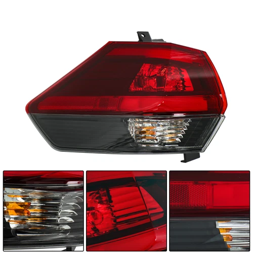 Driver Outer For Nissan Rogue 2017-2019 Rear Tail Light Halogen Lamp Left Side - Picture 5 of 14
