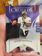 2004 Leaf Rookies and Stars Crusade Purple Football Card #C3 Byron Leftwich /250