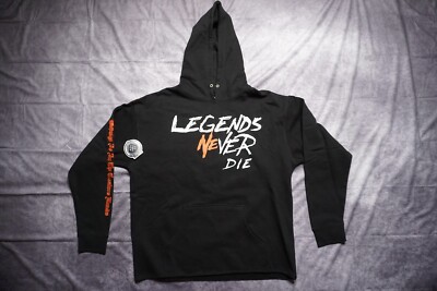 Juice wrld x revenge legends never die hoodie in black hotsell
