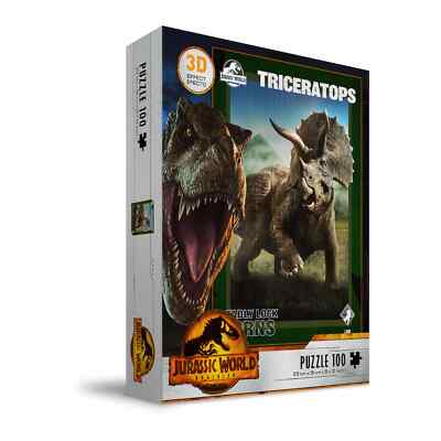 Jurassic World Triceratops Puzzle 3D Effekt 100 Teile SD TOYS