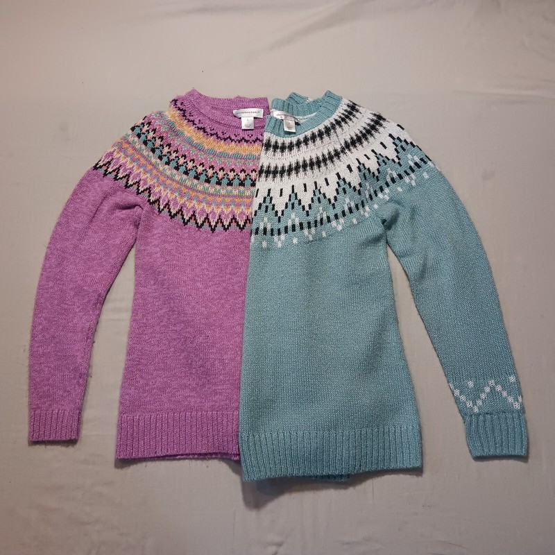 Womens Sweaters 2 Christopher & Banks Sz. S Soft Long Sleeve Crew Neck