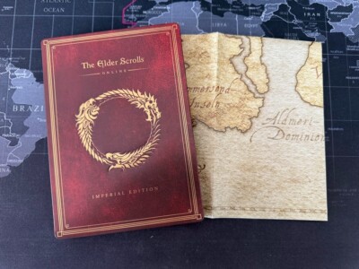 ESO Imperial Edition Steelbook (Xbox One) + Tamriel-Karte   guter Zustand