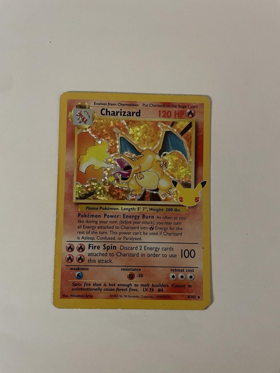 Pokemon Charizard 120 HP Stage 2 Rare Collectable Card | eBay UK