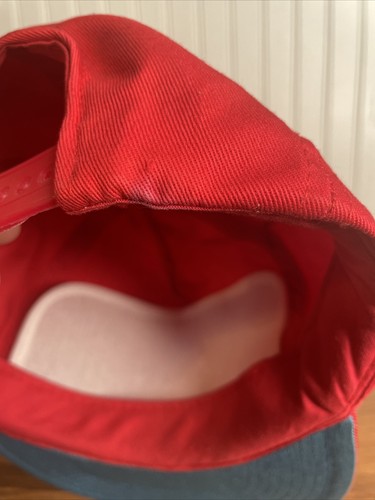 Vintage 80s 90s Don't Worry I'll Fix it Red Funny Hat Cap Snapback Dad Novelty - Picture 5 of 6