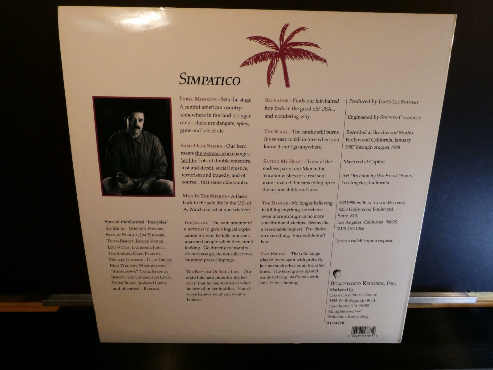 James Lee Stanley: Simpatico (M- Private Press LP) | eBay