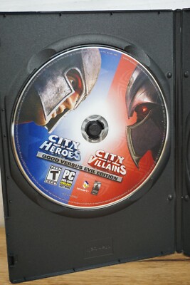 City of Heroes: Good Versus Evil Edition (PC, 2007) Disc Only