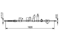 Original Bosch Seilzug Feststellbremse 1 987 482 438 FüR Toyota