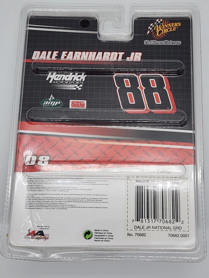 Winner’s Circle Dale Earnhardt Jr #88 2008 Guardia Nacional 1:64 Coche y capó Foto 2 de 4