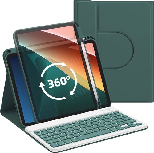 Rotating Keyboard Cover Case For iPad 7/8/9/10th Gen 10.2 10.9 Air 4 5 6 Pro 11 - Picture 5 of 46