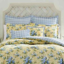 Laura Ashley Yellow Floral Comforters & Sets for sale | eBay