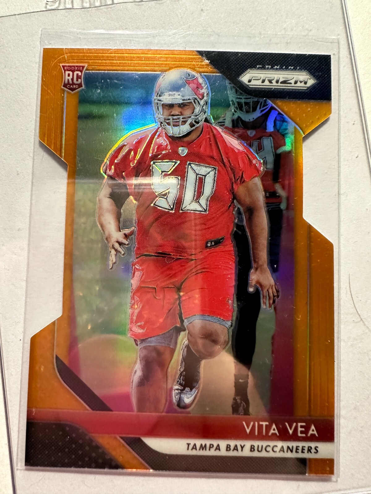 K42,635 - 2018 Panini Prizm Prizms Orange #244 Vita Vea #/249