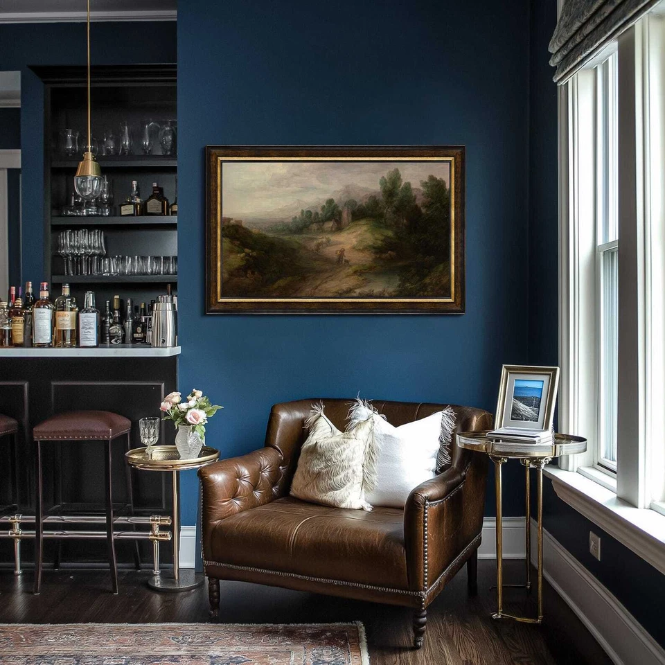 Коричневая и золотистая ТВ-рамка для Samsung The Frame 32, 43, 50, 55, 65, 75, 85 дюймов - Изображение 2 из 4