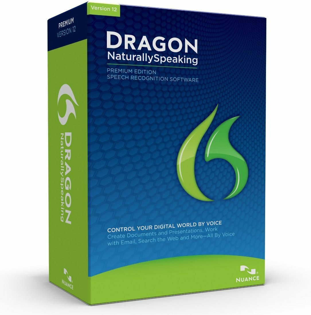 Nuance Dragon NaturallySpeaking 12 Premium Retail for Windows