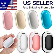 5000/10000mAh Rechargeable Hand Warmer USB Heater Power Bank Electric HandWarmer