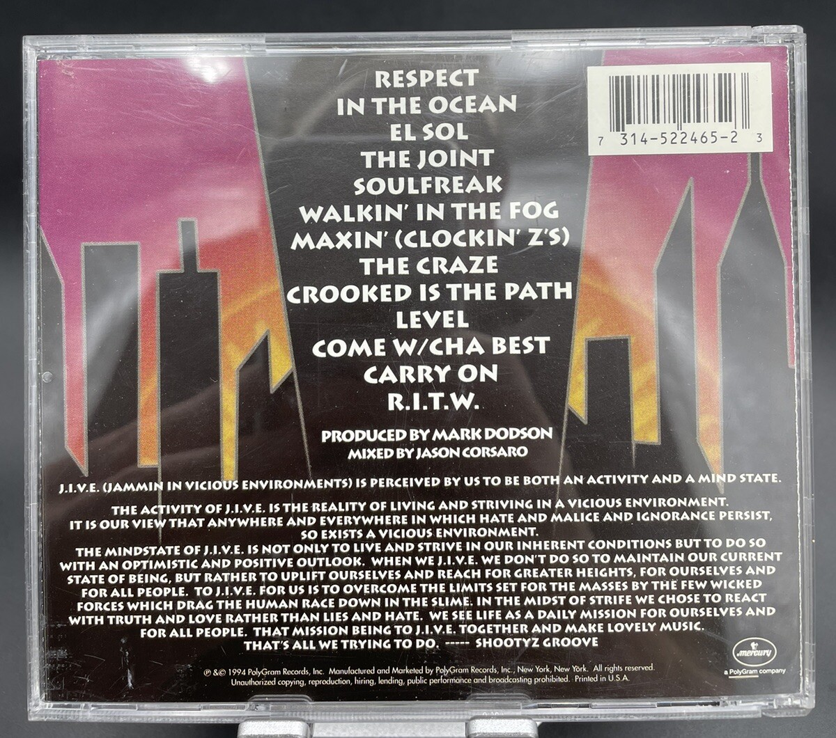 Jammin' In Vicious Environments by Shootyz Groove PreOwned