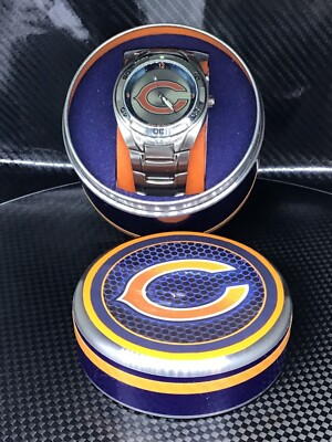 Chicago Bears NFL Stainless-Steel Kaleido Watch by Fossil NEW