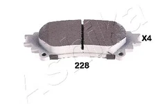 ASHIKA 51-02-228 BRAKE PAD SET, DISC BRAKE REAR AXLE FOR LEXUS TOYOTA