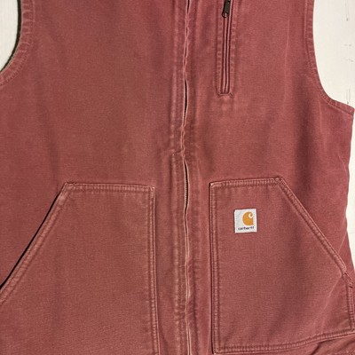 レア◎ carhartt カーハート WV001 VRS ダックベスト ピンク